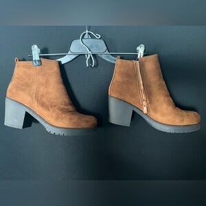Dream Pairs Tan Ankle Booties